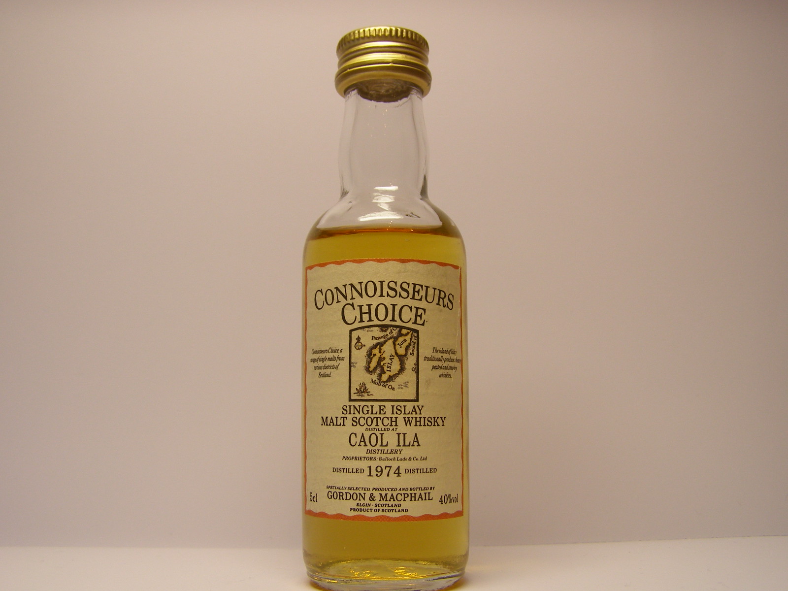 SIMSW 1974 "Connoisseurs Choice" 5cl 40%vol